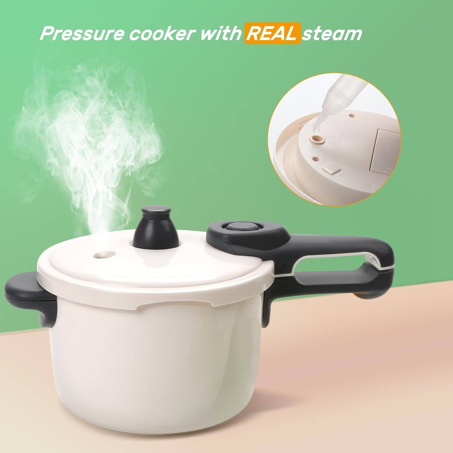 Pressure cooker with REAL steam