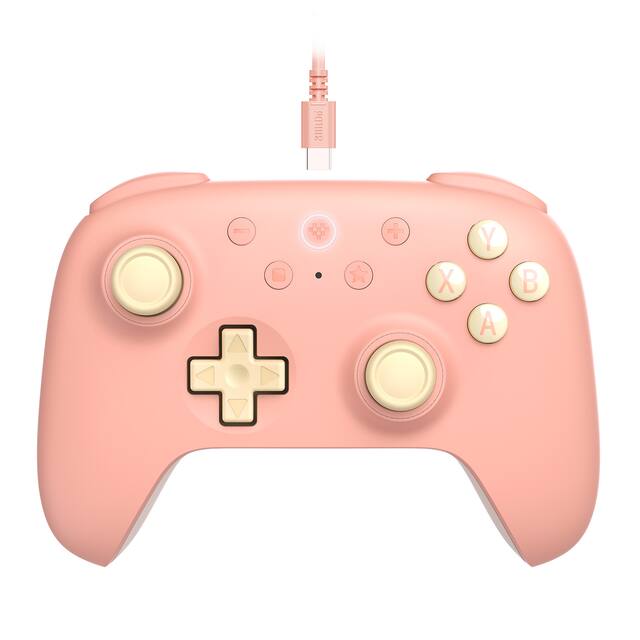 8BitDo - Ultimate 2C Wired Controller for Android and Windows with Hall Effect Joysticks - Peach
