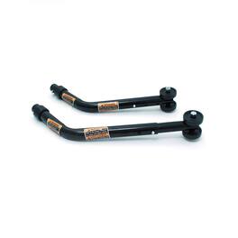 Invacare - 1360A Adjustable Rear Anti Tipper for Wheelchair with (6" Front Caster) Pair - Black/Silver