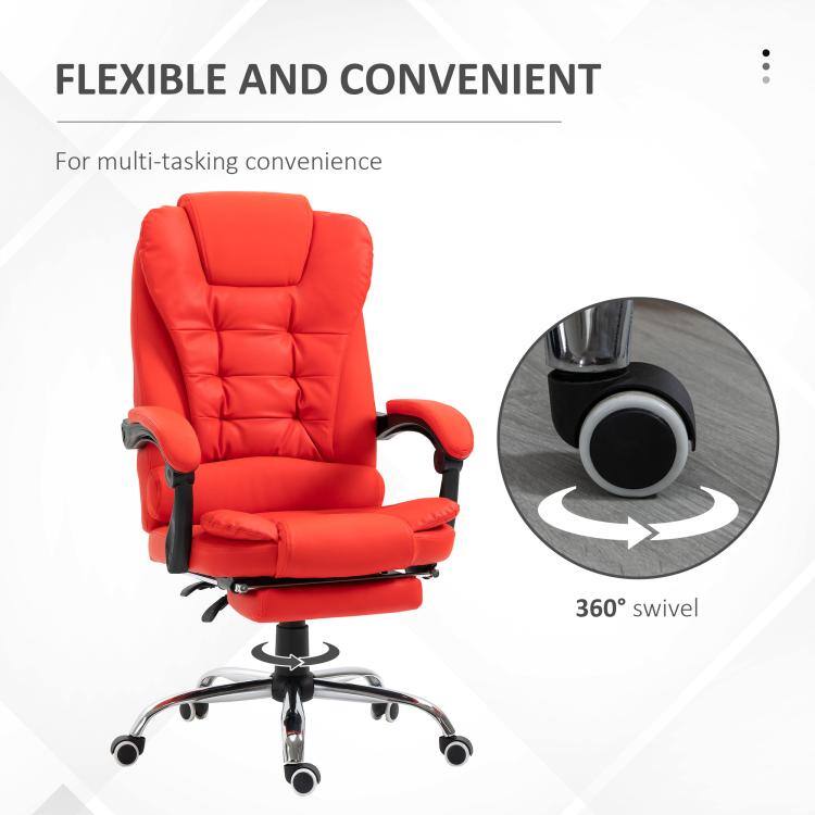 FLEXIBLE AND CONVENIENT  
For multi-tasking convenience  
360° swivel