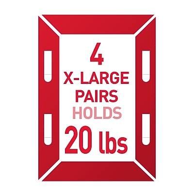 4 X-Large Pairs Holds 20 lbs