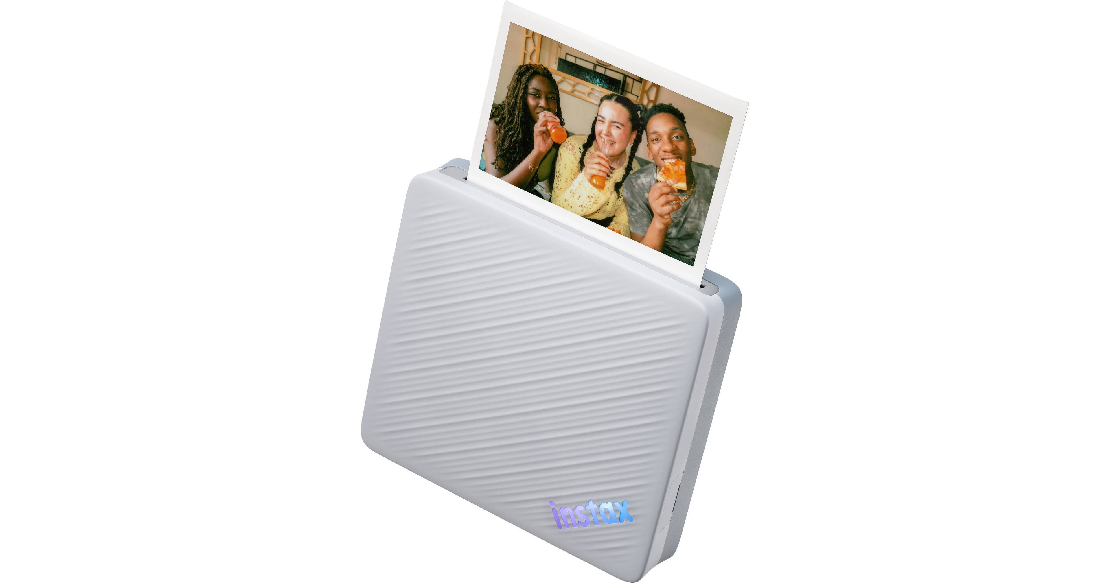 Alt View 1. Fujifilm - Fujifilm Instax Link Wide 2 Smartphone Printer - Blue Bundle - Blue.