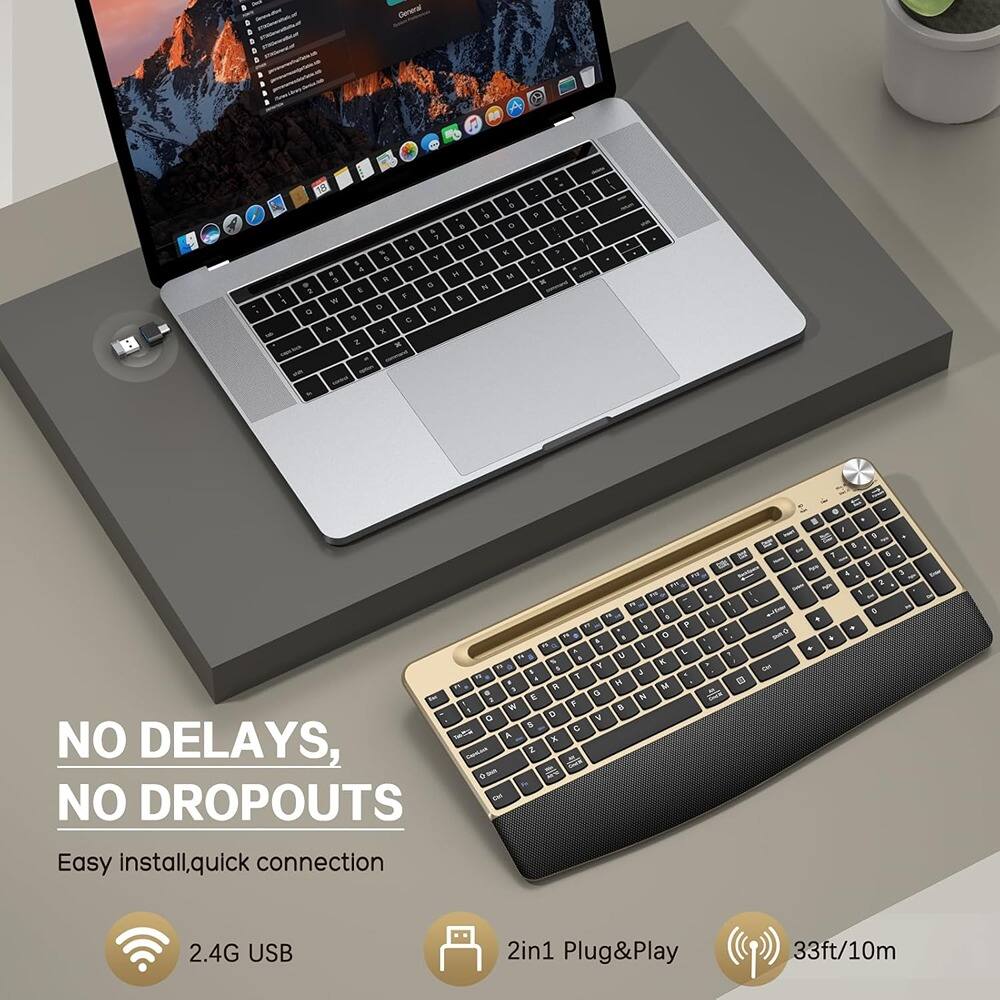 NO DELAYS, NO DROPOUTS

Easy install, quick connection

2.4G USB

2in1 Plug&Play

33ft/10m