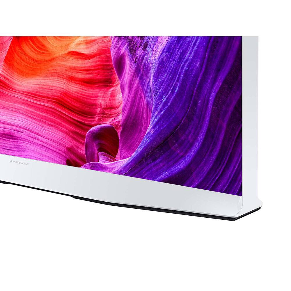 Alt View 6. Samsung - 55" Class LS01D Series QLED 4K The Serif Quantum HDR Smart TV (2024) w/ 1 Year Extended Protection Plan Bundle.