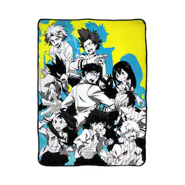Just Funky - My Hero Academia Deku 45 x 60 Inch Fleece Throw Blanket - Multi-Color