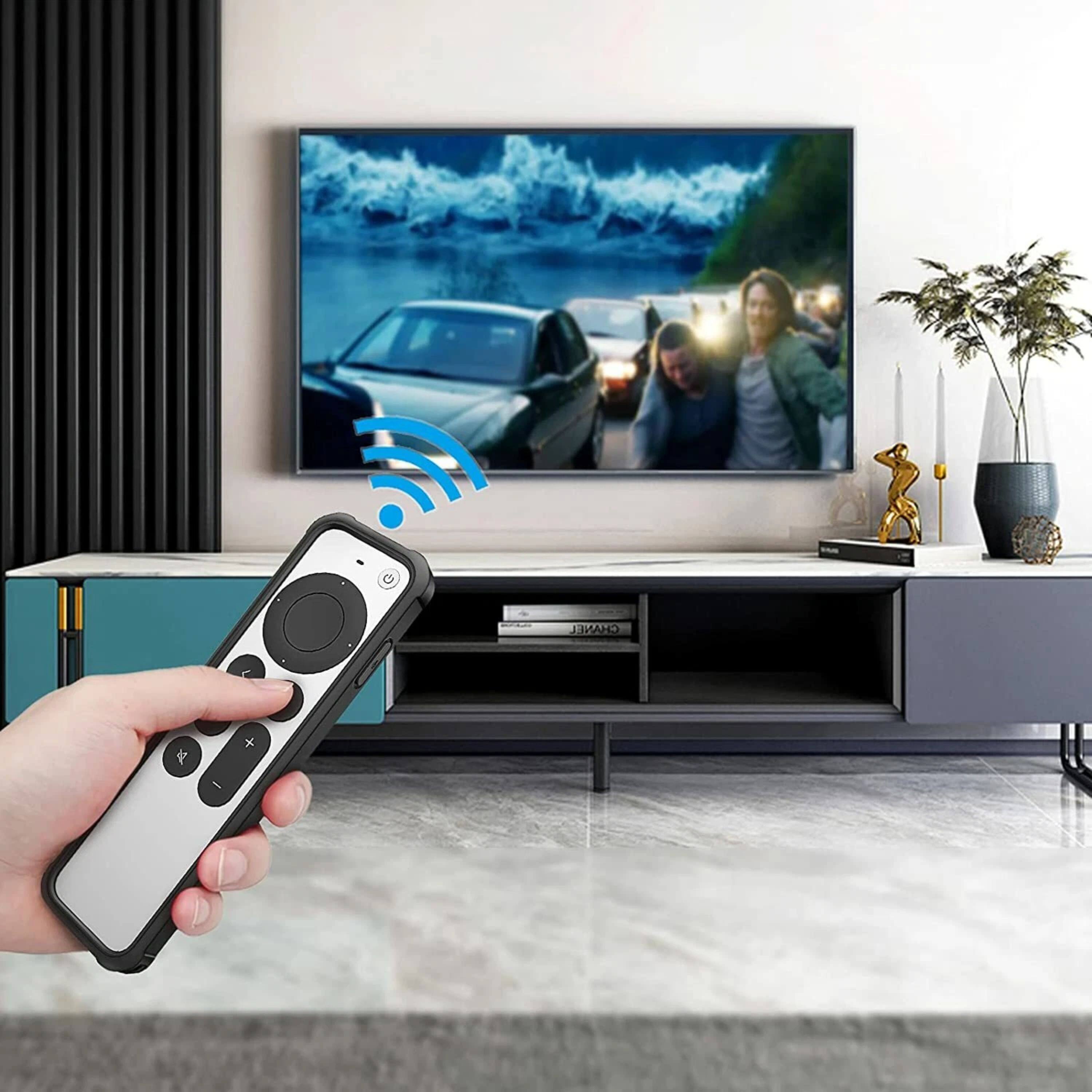 Alt View 2. Kitcheniva - Shockproof Protective Case For Apple TV Siri Remote Red - Red.