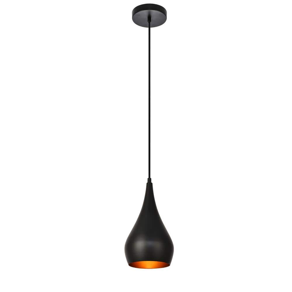 Living District - Nora Collection Pendant D6in H11.5in Lt:1 finish - Black price history on PriceWatchPro