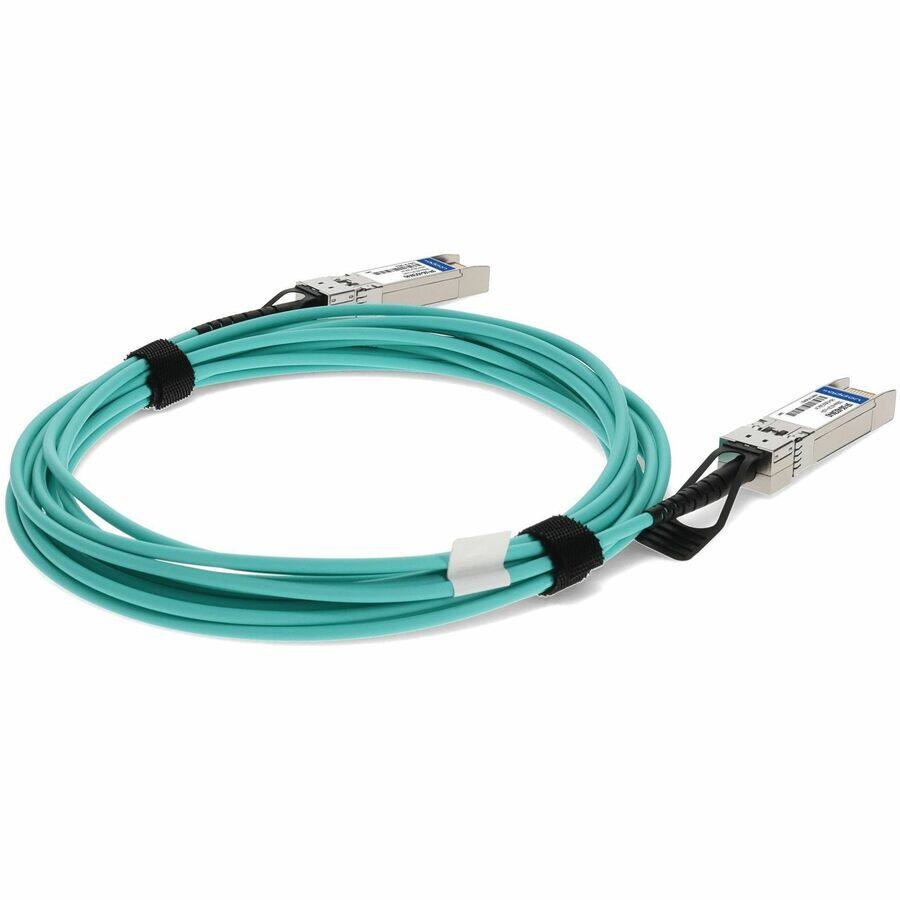 Alt View 1. AddOn - AddOn Cisco® SFP-10G-AOC3M Compatible TAA Compliant 10GBase-AOC SFP+ Active Optical Cable (850nm, MMF, 3m) - 9.84 ft - Blue.
