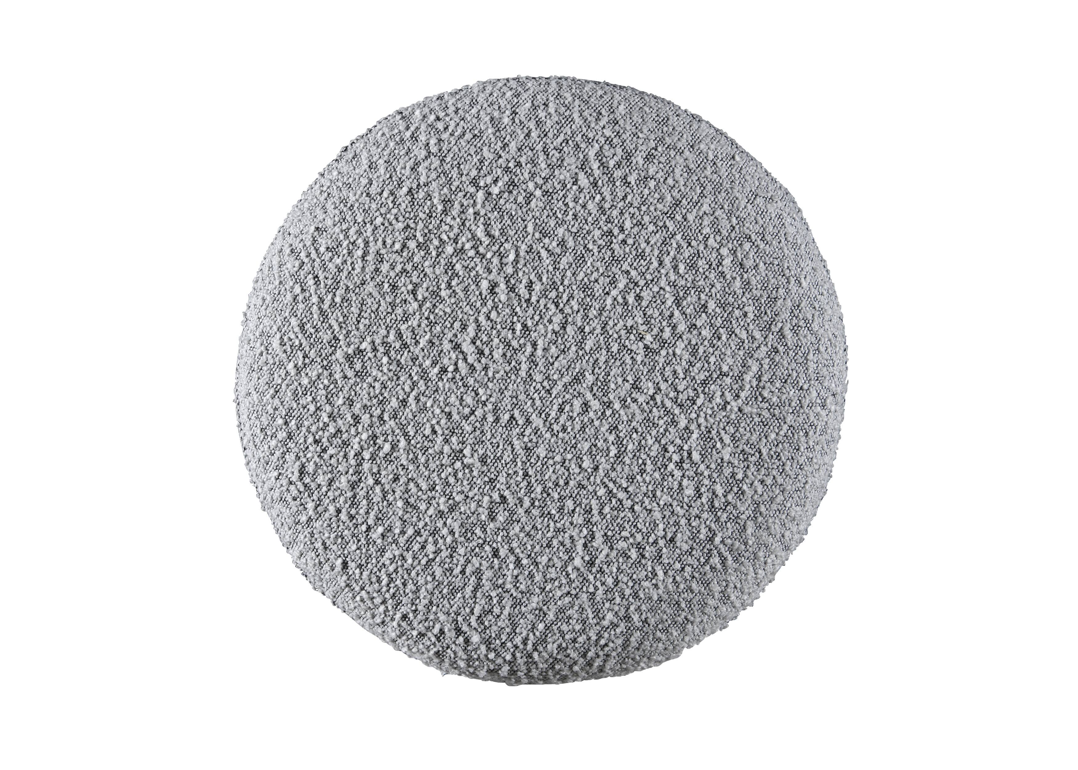 Alt View 5. LuXeo - Ellie 29 in. White Backless Wood Bar Stool with Gray Boucle Fabric Seat (Set of 2) - White/Gray.