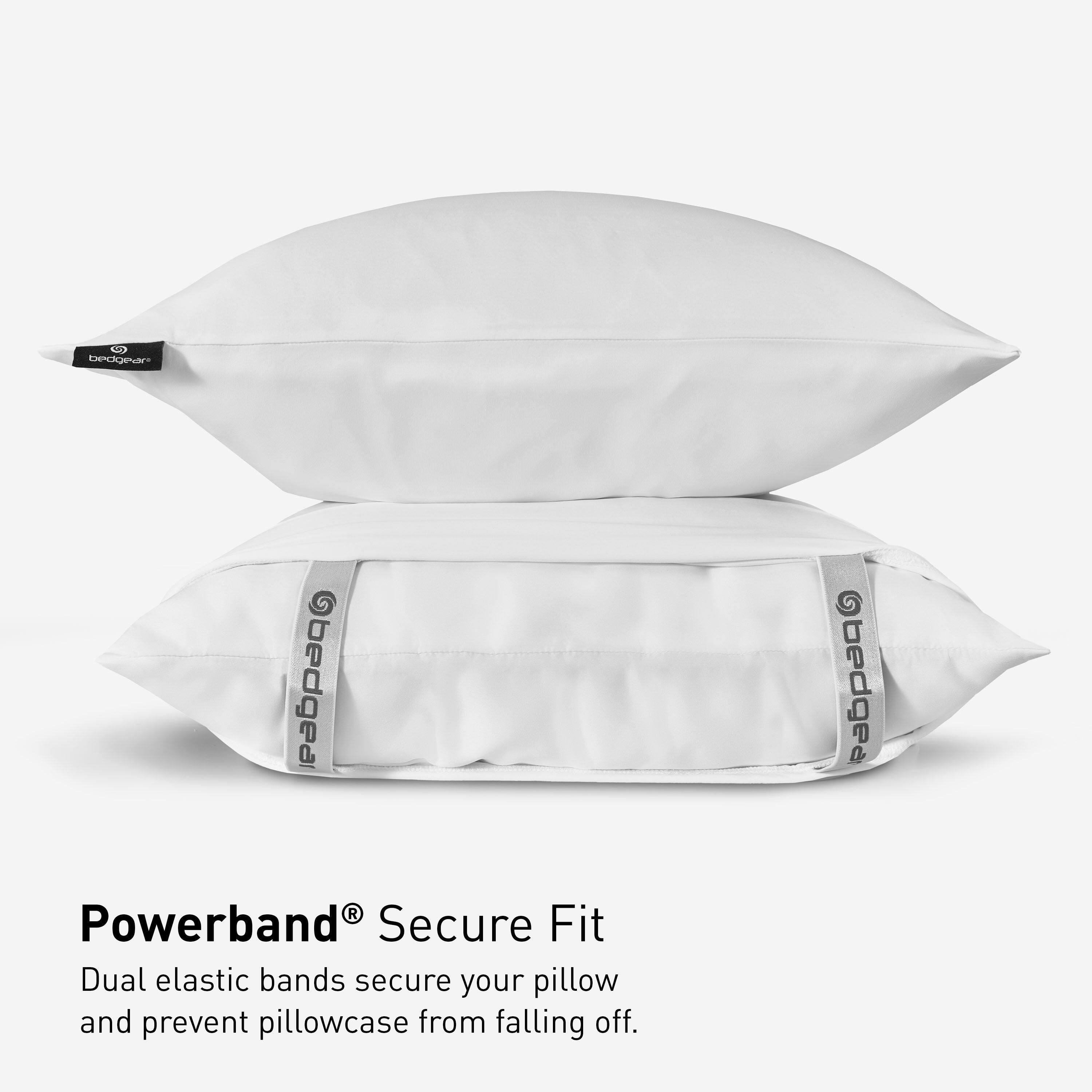 bedgear

Powerband® Secure Fit

Dual elastic bands secure your pillow and prevent pillowcase from falling off.