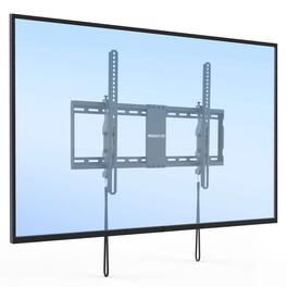 Mount-It! - Tilting TV Wall Mount MI‑311 for 42"–80" TVs, Holds Up to 110 lbs, Low‑Profile Steel - Black