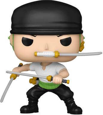 Funko POP! Anime: One Piece Zoro (Refresh) COLLECTIBLES Multicolor Funko POP! Anime: One Piece Zoro (Refresh) COLLECTIBLES Multicolor