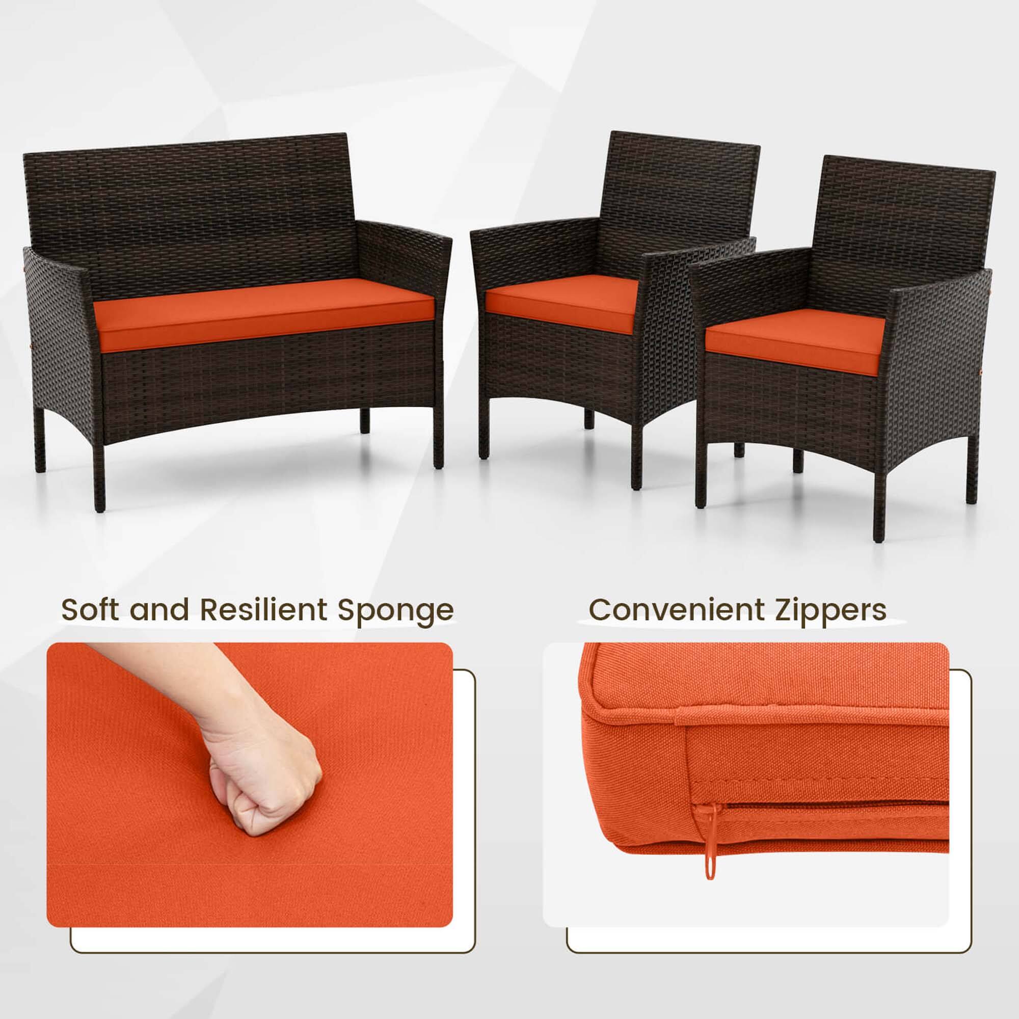 Soft and Resilient Sponge, Convenient Zippers