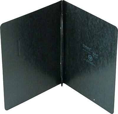 Alt View 2. Oxford - PressGuard Embossed Report Cover with Fastener, Letter Size - Black.