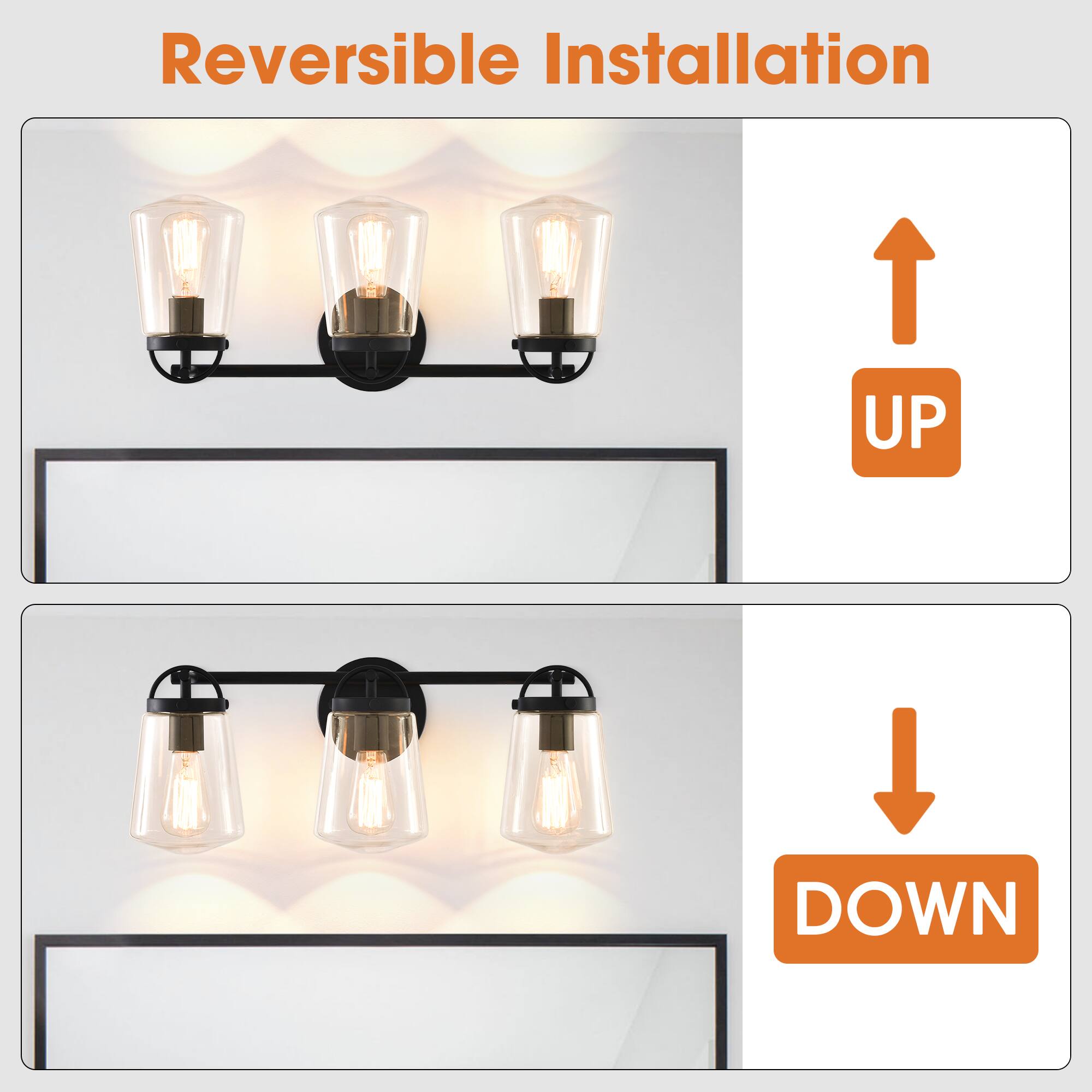 Reversible Installation

UP

DOWN