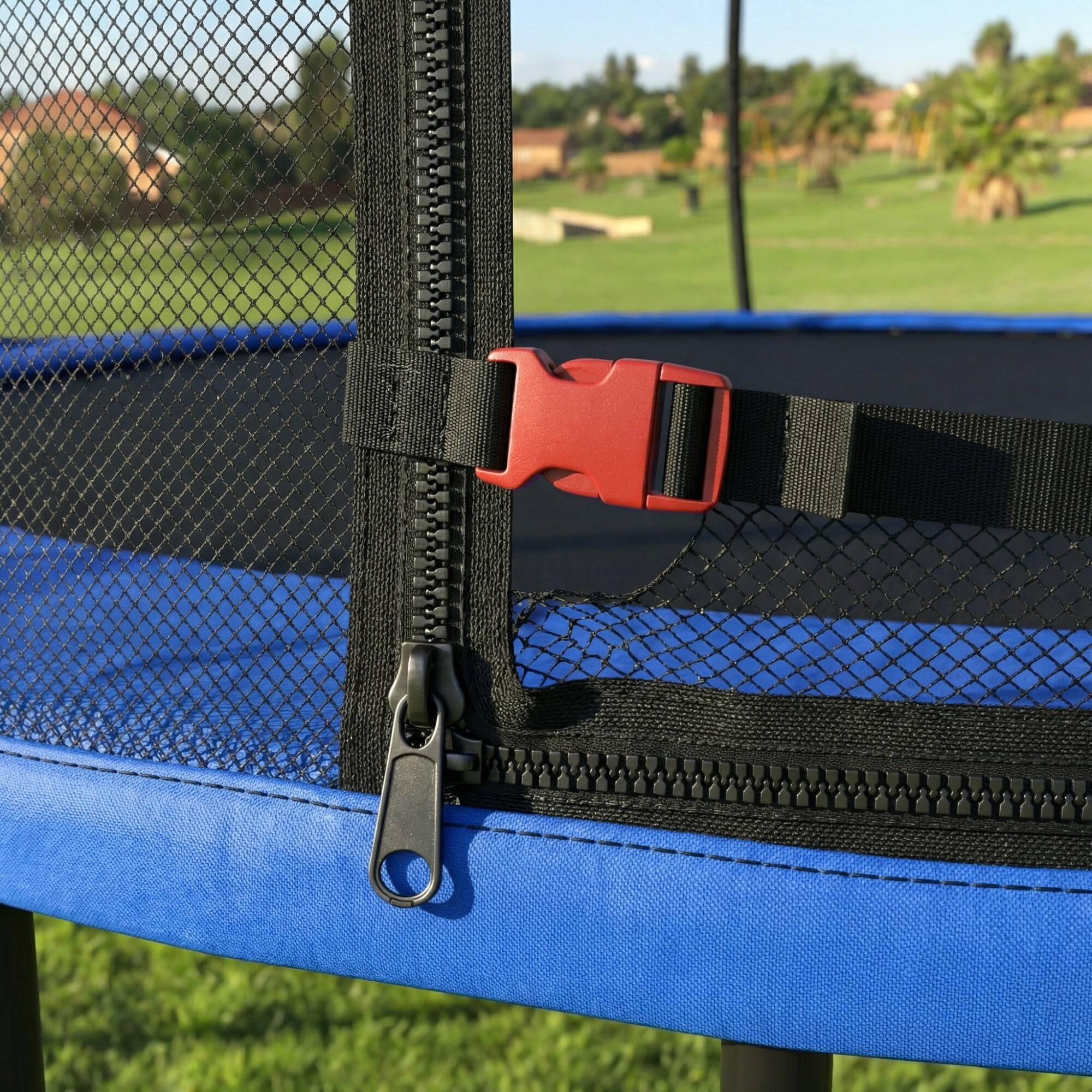 Alt View 4. LOVMOR - Lovmor 14 FT Trampoline with Basketball Hoop and Ladder Recreational Trampoline for Adults.