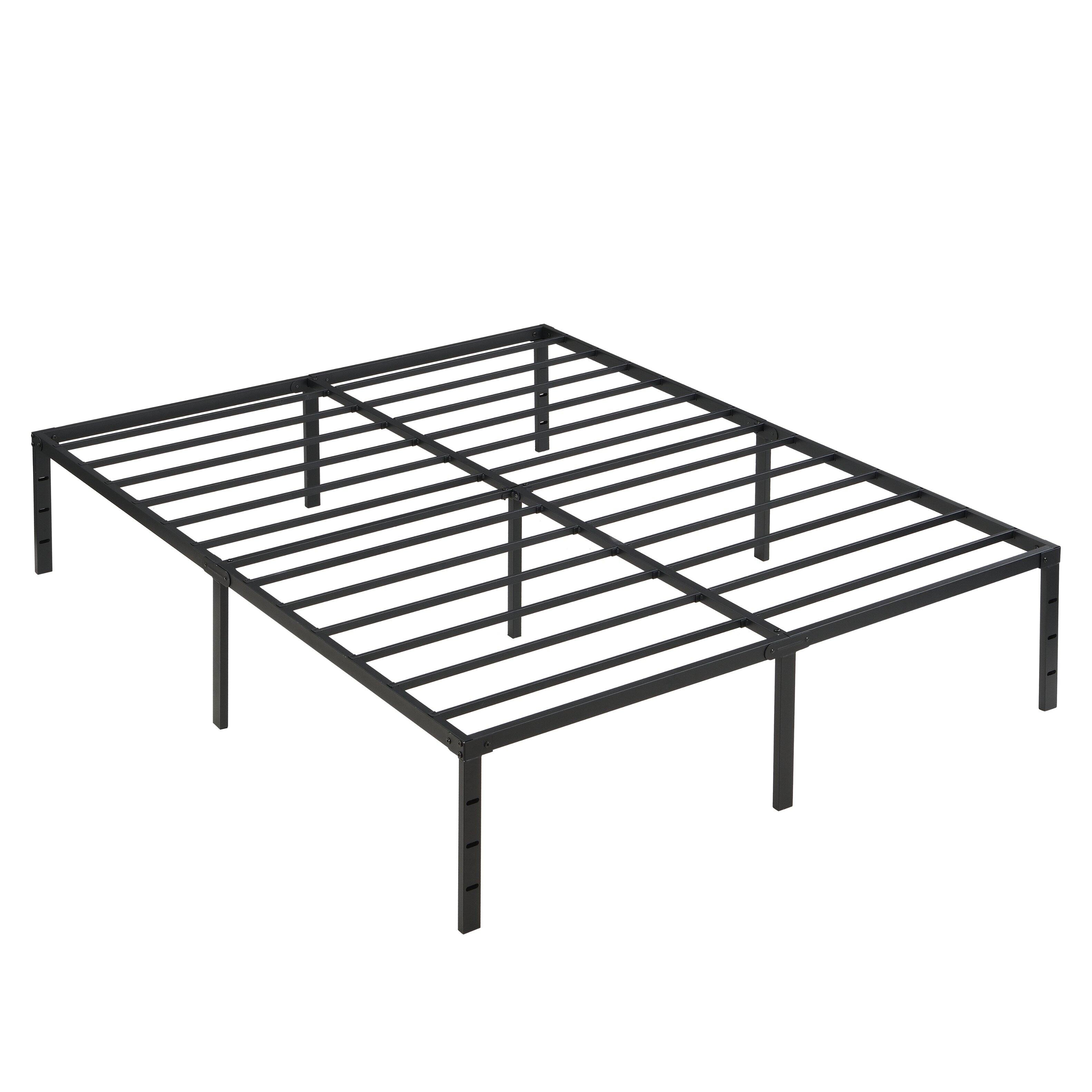 Back. LUCKY ONE - Queen Size Bed Frame - Black.