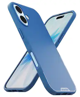 Smartish - iPhone 17 MagSafe Case - Gripmunk Protective Slim Grip Magnetic Cover - Blues on The Green