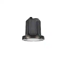 Elitco Lighting - Outdoor 12V Cast Brass well light 5.25 inch Wide x 6.75 inch High - Dark Bronze