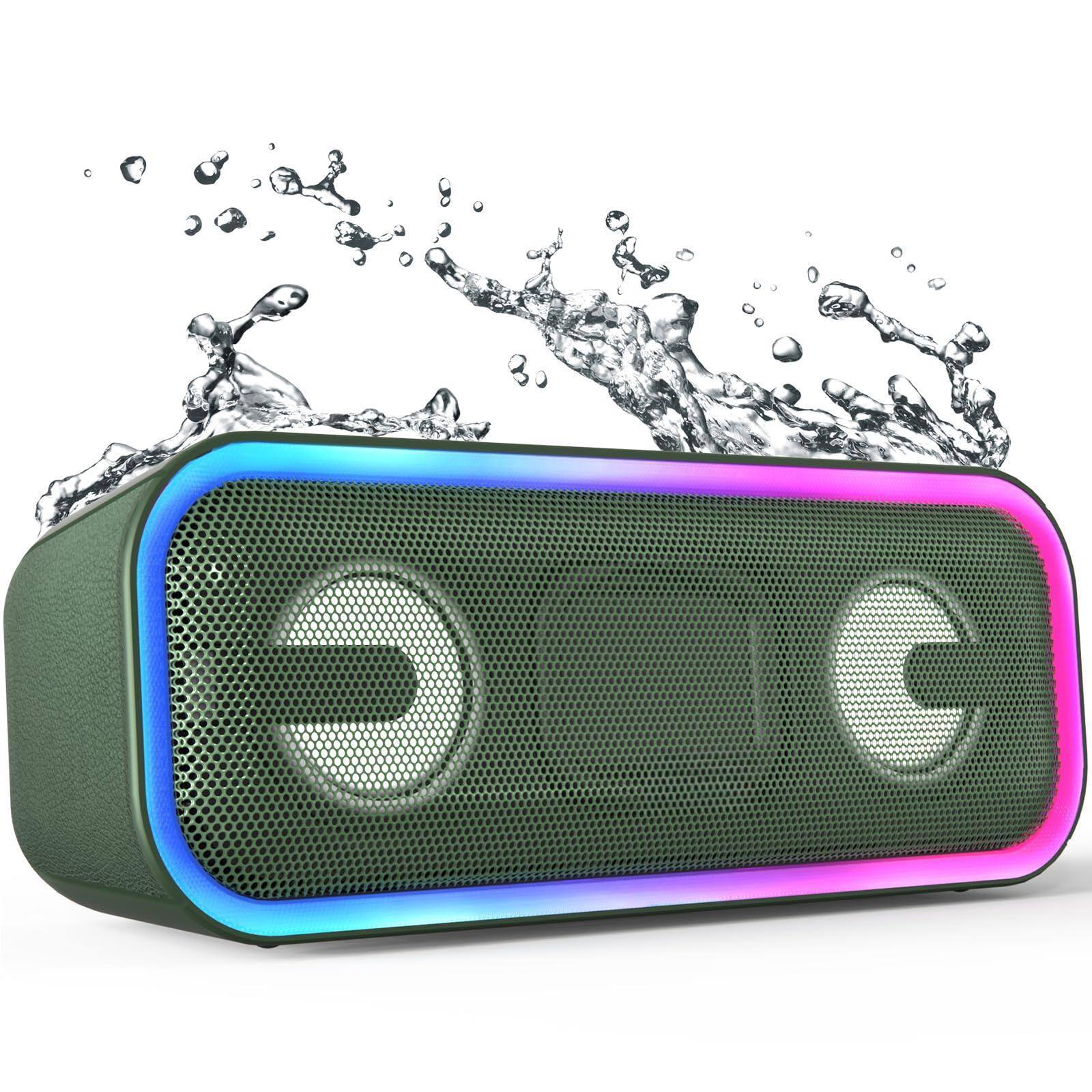Front. Pacoar Cade - Light Soundbox Pro+ Wireless Pairing With 24w Stereo Sound Punchy Bass Ipx6 Waterproof 15hrs Playtime Multi-colors - Green.