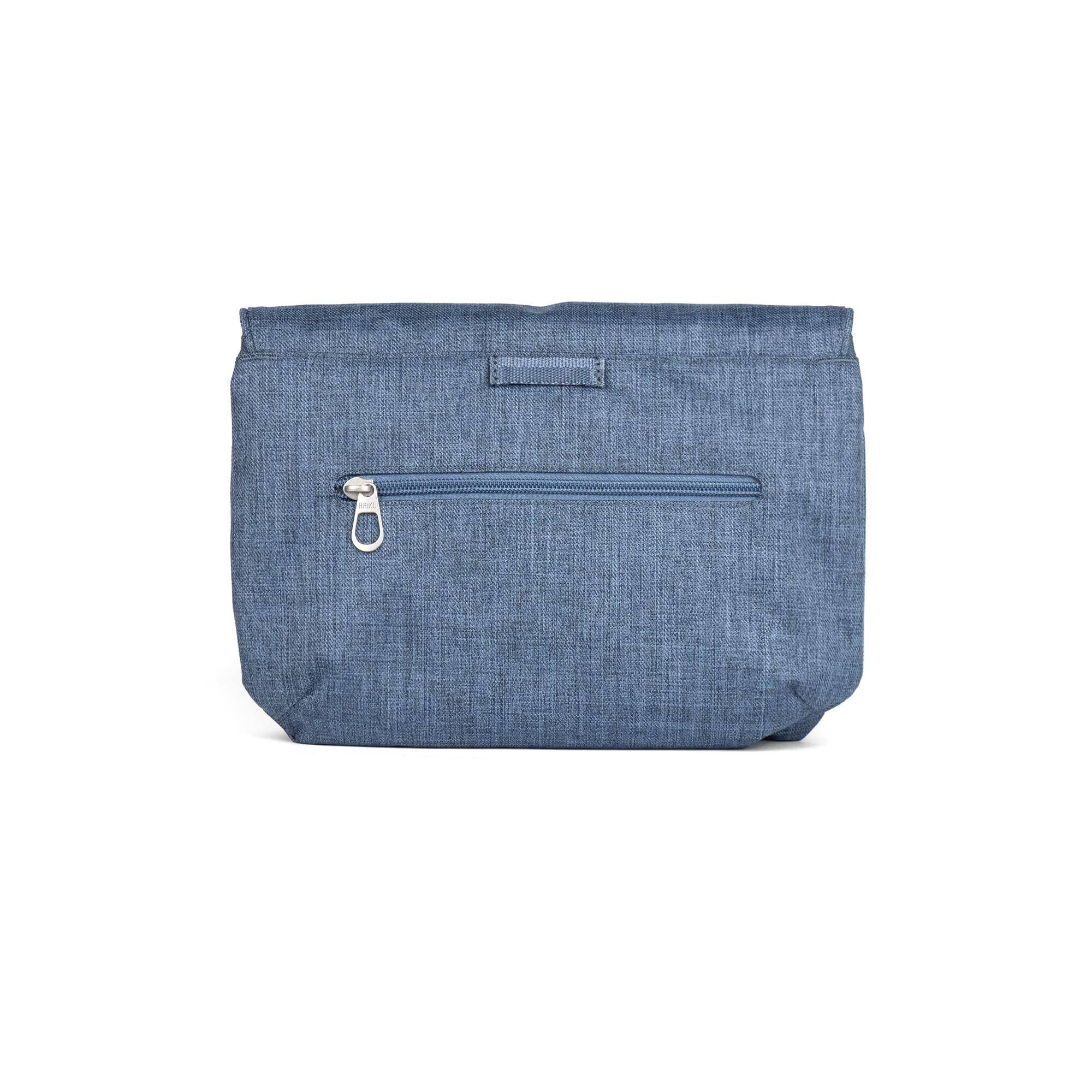 Back. Haiku - Haiku Bliss RFID Blocking Crossbody Saddle Bag - River Rock.