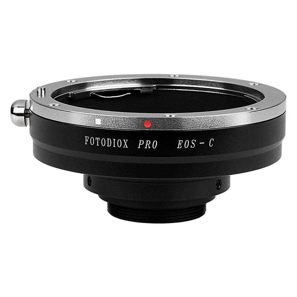 Fotodiox - Pro Lens Adapter - Compatible with Canon EF/EF-S Mount Lenses to fit C-Mount Cine & CCTV Mount Cameras