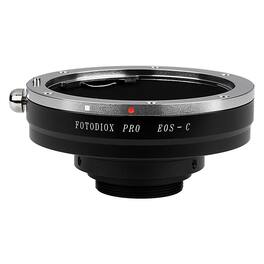 Fotodiox - Pro Lens Adapter - Compatible with Canon EF/EF-S Mount Lenses to fit C-Mount Cine & CCTV Mount Cameras