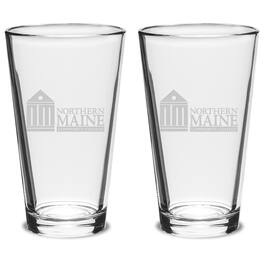 Jardine - NMCC Falcon 16oz. 2-Piece Classic Pub Glass Set - Multicolor