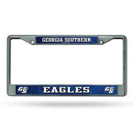 Rico Industries - Georgia Southern Eagles - 12" x 6" Standard Size - Chrome Metal License Plate Frame - Multi