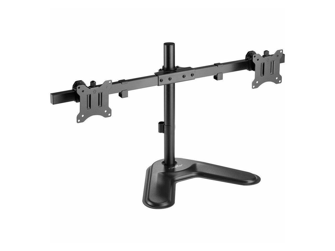 Alt View 8. Rocstor - Rocstor ErgoReach EP2 Pole Mount Dual-Screen Monitor Stand Y10N003-B1 - Black.