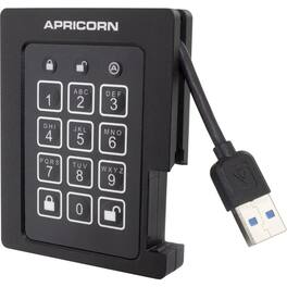 Apricorn - ASSD-3PL256-4TBF 4 TB Rugged Solid State Drive - External - USB 3.0 - Unknown