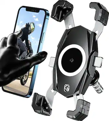Front. Empire DigiLabs - Stem Phone Mount 1s One push Automatically Lock Release Fits For In Diameter 4 0 6 9 Cellphones - Default.