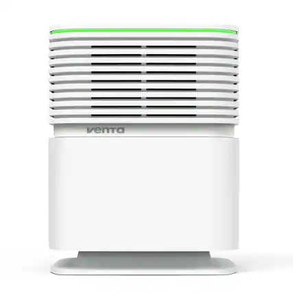 Front. Venta - AP730 AeroStyle Compact Air Purifier with Voice & App Control, Triple Filtration for Spaces up to 800ft² - White.