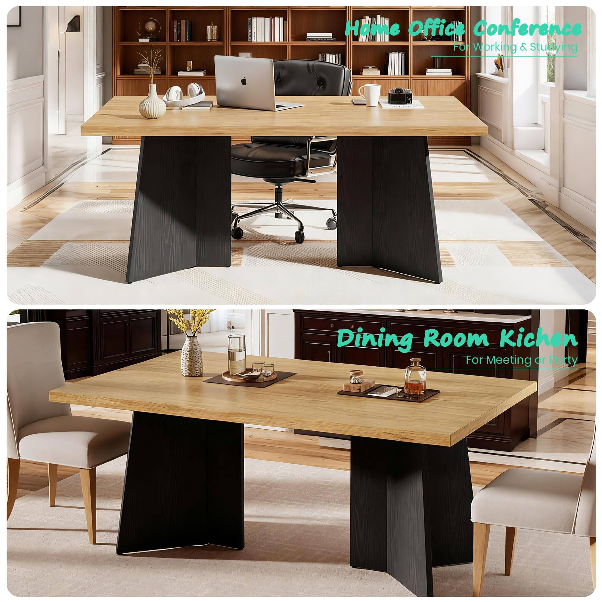 Home Office Conference for Working & Studying  
Dining Room Kitchen for Meeting or Party