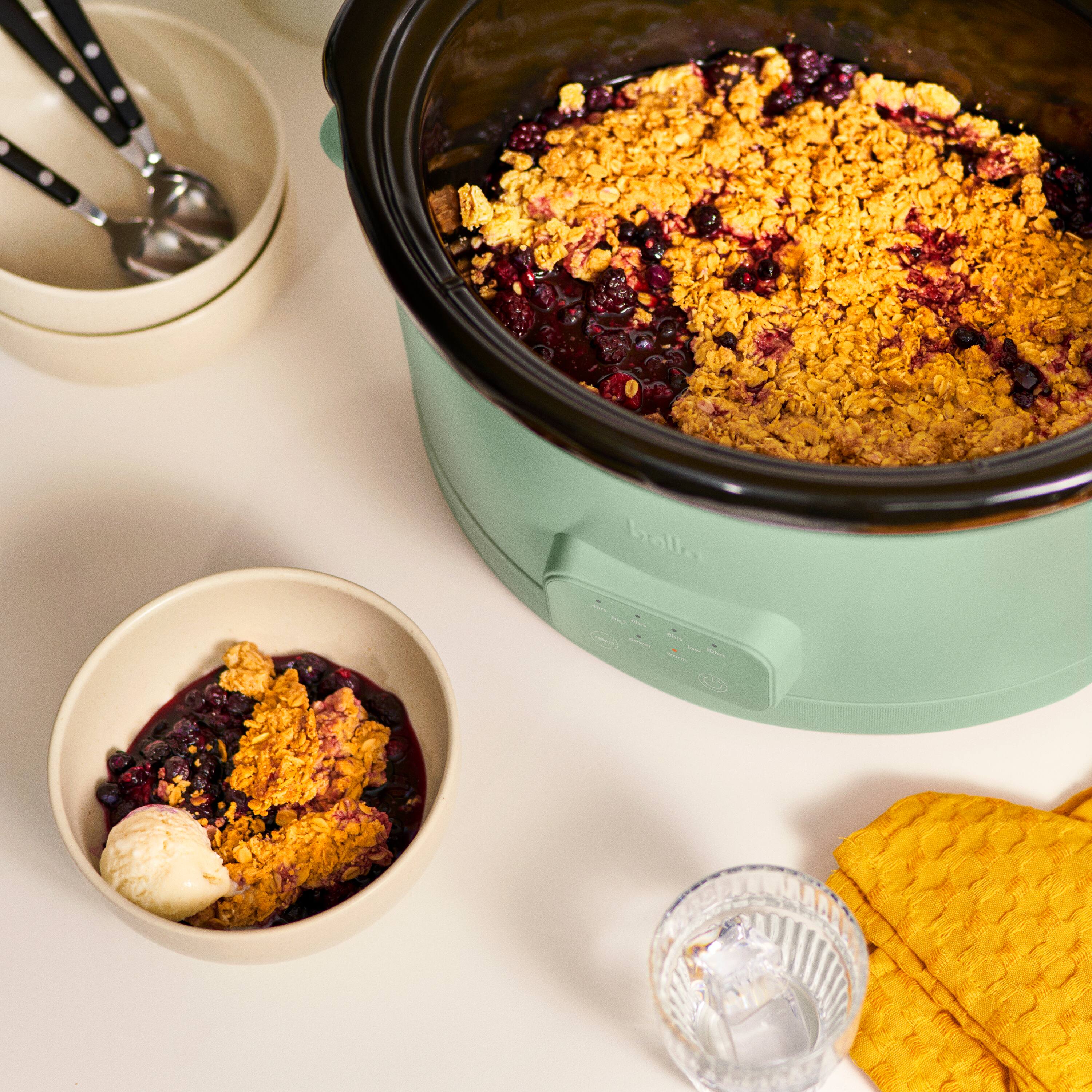 Alt View 7. Bella - 6-qt. Programmable Slow Cooker - Seaglass.