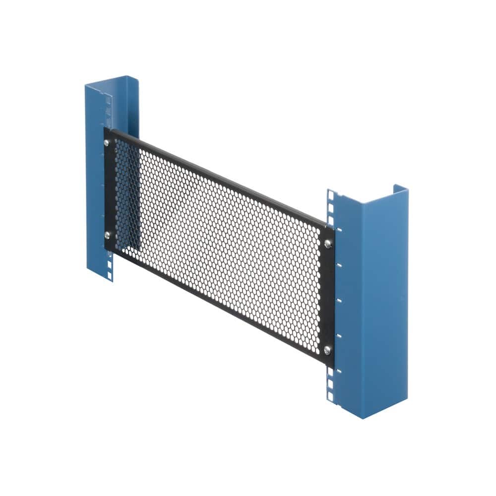 RackSolutions - 4U Vented Blanking Panel - Black
