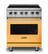 Front. Viking - 5 Series 30" Wide Freestanding Electric Range - Daffodil.