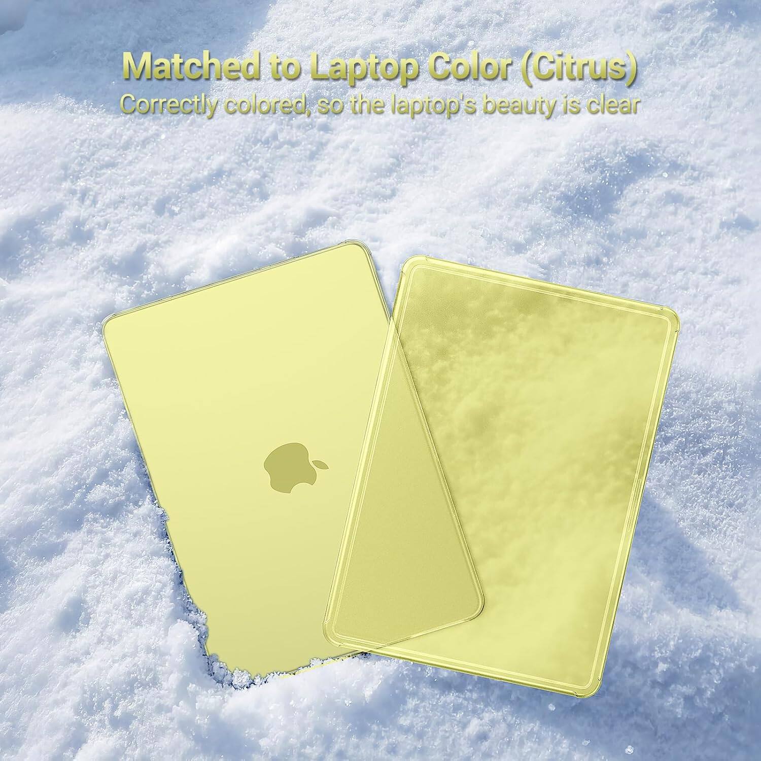 Matched to Laptop Color (Citrus)  
Correctly colored, so the laptop's beauty is clear