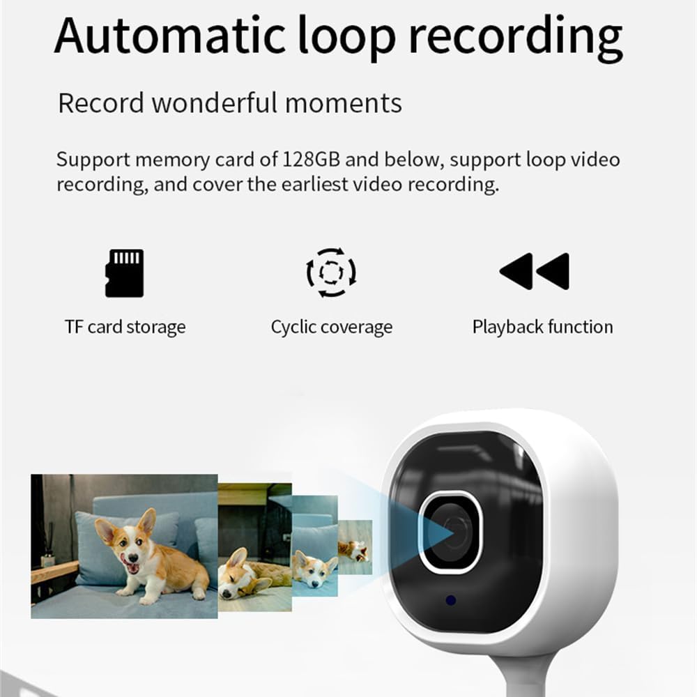 Automatic loop recording

Record wonderful moments

Support memory card of 128GB and below, support loop video recording, and cover the earliest video recording.

TF card storage  
Cyclic coverage  
Playback function