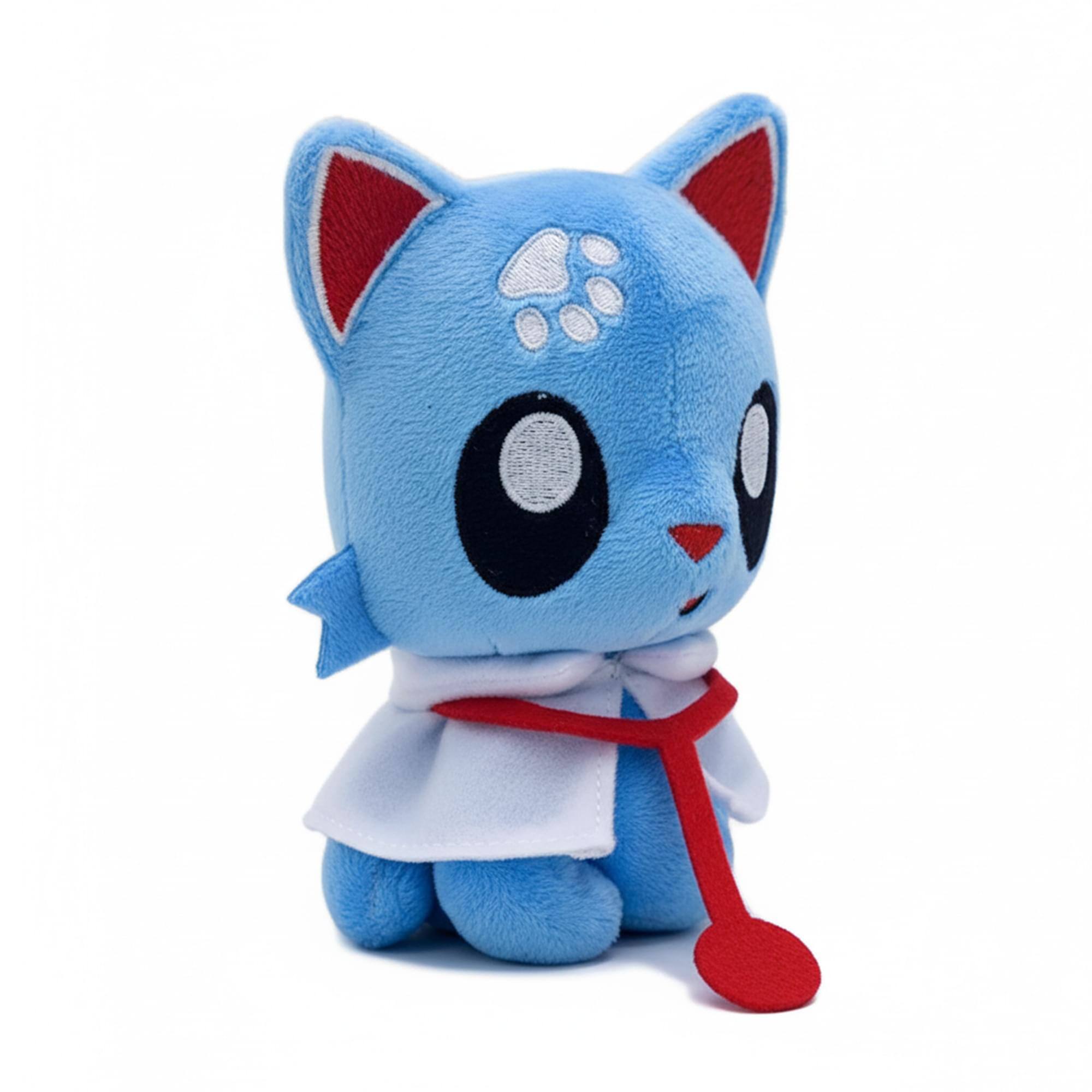 Alt View 1. Tentacle Kitty - Tentacle Kitty First Responders & Essentials Little Ones Plush | Delivery Kitty - Blue.