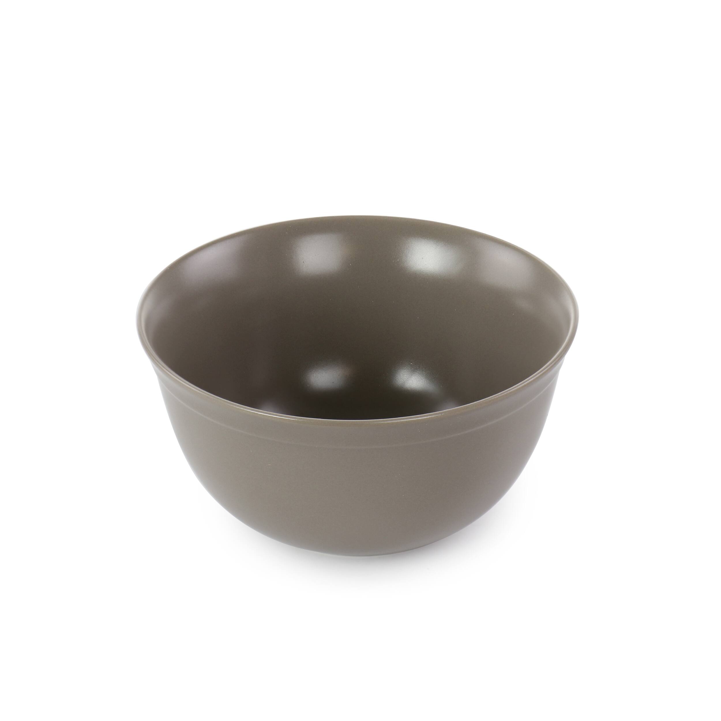 Alt View 4. Gibson - Gibson Home Siam 12 Piece Round Stoneware Dinnerware Set in Warm Grey - Warm Gray.