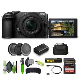 Nikon - Z30 Lightweight Mirrorless Camera w 16-50mm Zoom Lens (1749) Bundle (International Version) - Black