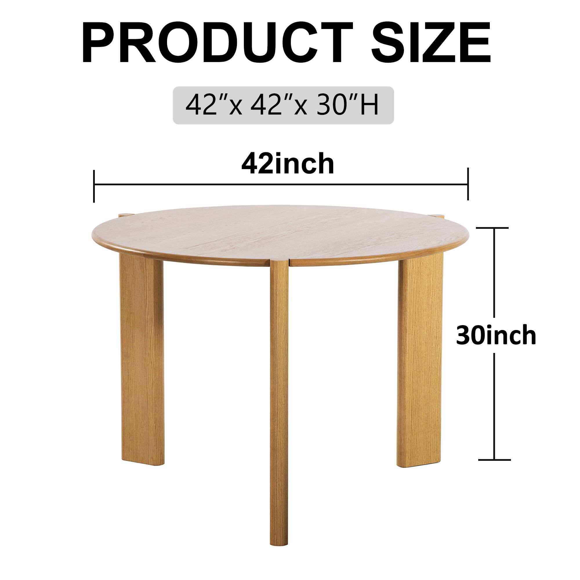 PRODUCT SIZE  
42" x 42" x 30"H  
42inch  
30inch