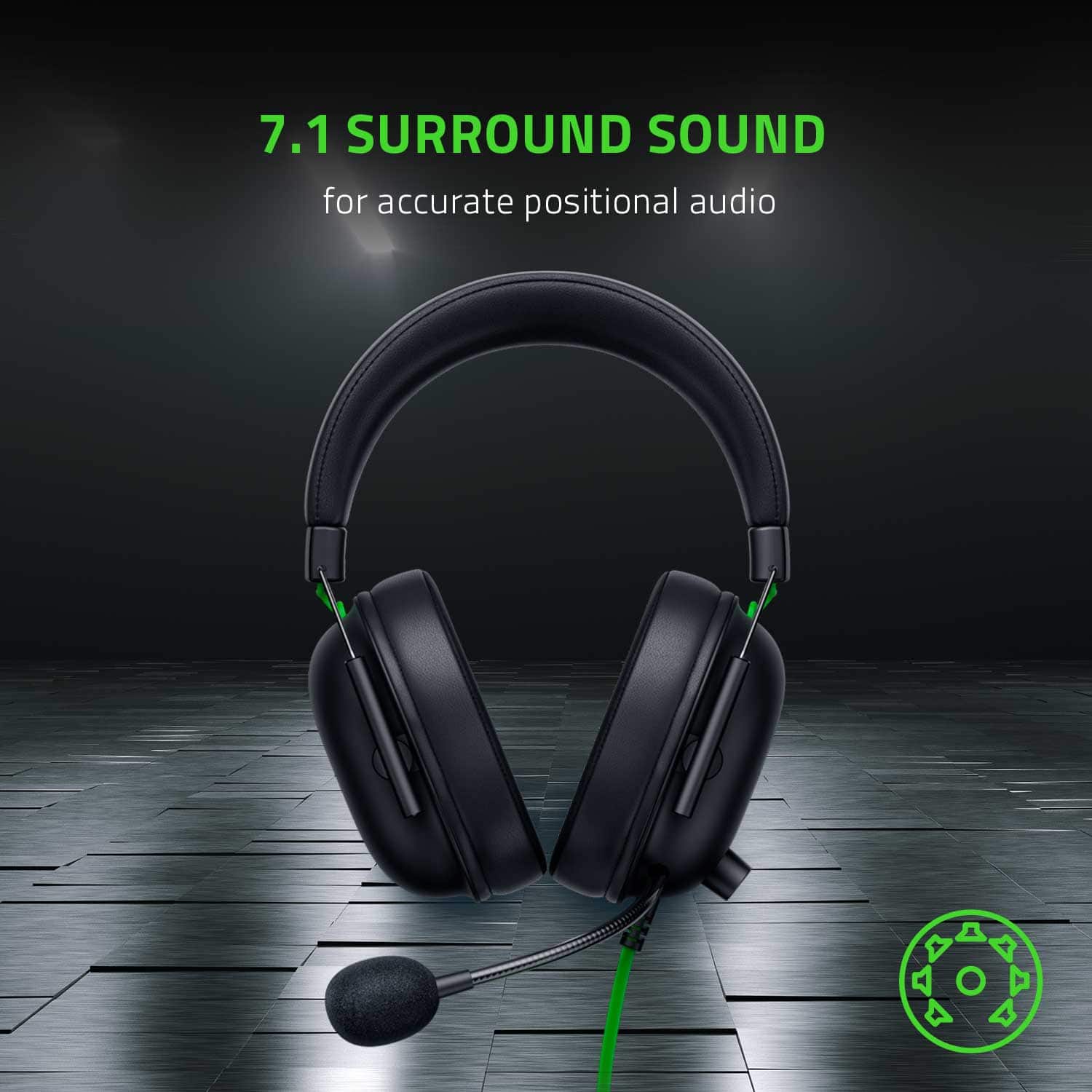 7.1 Surround Sound for accurate positional audio.
