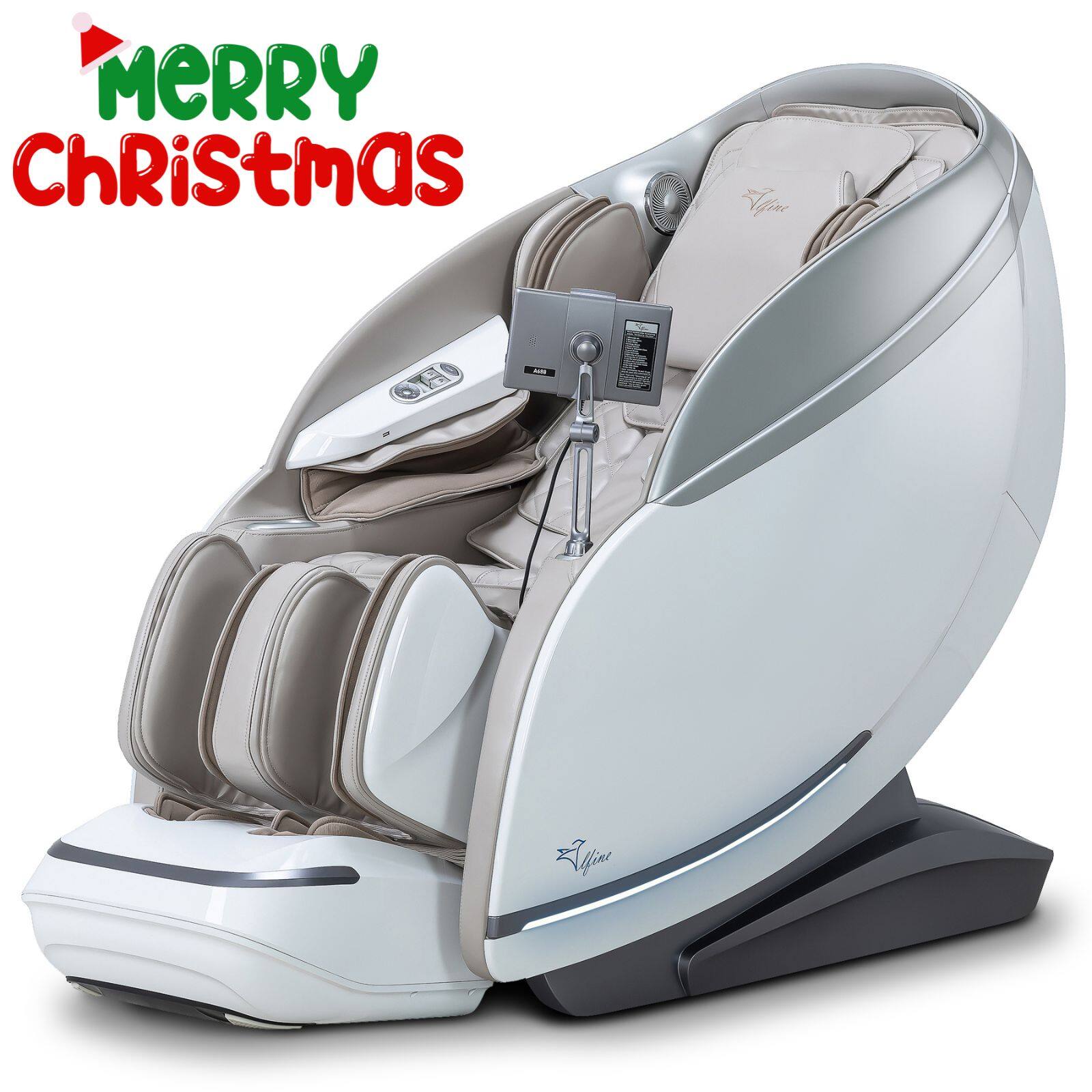 Alfine - A688 Heaven Duet Massage Chair 4Dx3D Dual-Mechanism Zero Gravity Full Body Relaxation - Beige price history on PriceWatchPro
