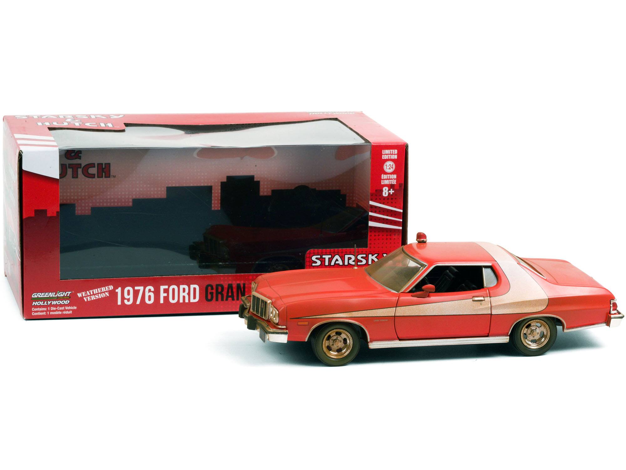 STARSAY HUTCH C TCH - LIMITED EDITION :24 DITION LIMITE 8+ STARSK GREENLIGHT WEATHERED VERSION 1976 FORD GRAN HOLLYWOOD  
Content: 1 modèle réduit