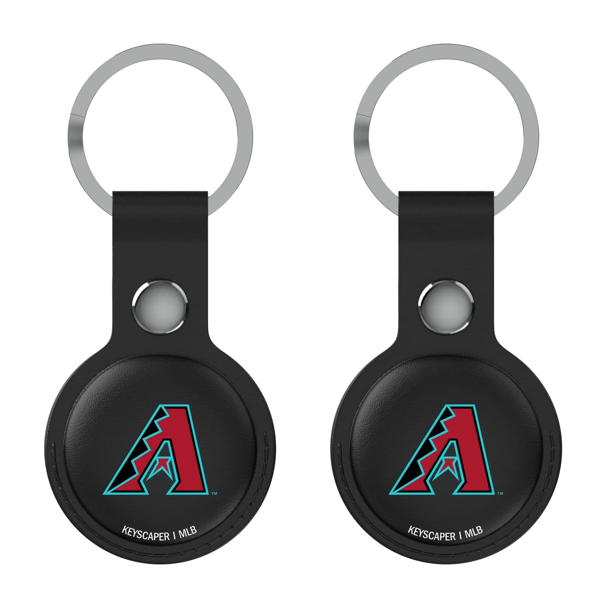 Keyscaper - Arizona Diamondbacks Two-Pack AirTag Holders - No Size - Black