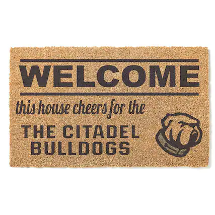 WELCOME
this house cheers for the
THE CITADEL BULLDOGS