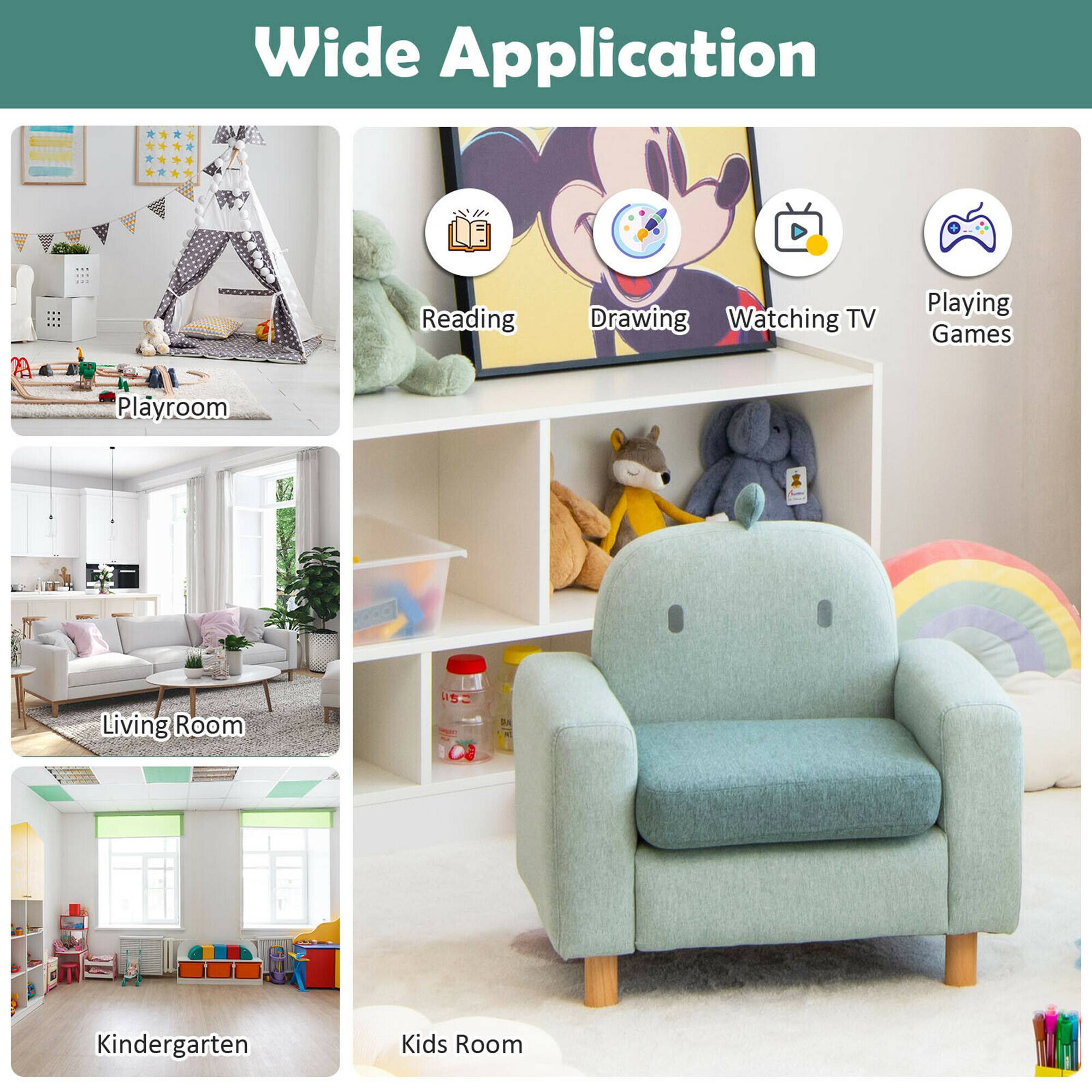 Wide Application

- Reading
- Drawing
- Watching TV
- Playing Games

- Playroom
- Living Room
- Kindergarten
- Kids Room