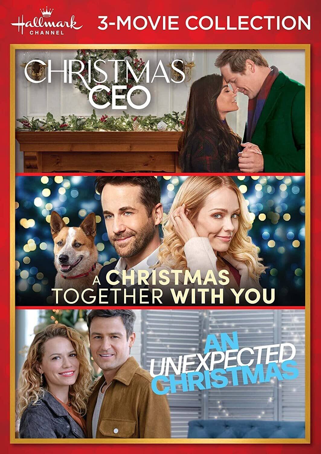 Christmas CEO / A Christmas Together With You / An Unexpected Christmas (Hallmark Channel 3-Movie - DVD